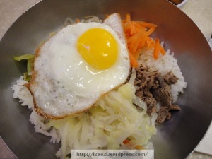 The Mouse's BiBimBap (with meat)