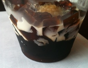 Coffee Jelly with Cream