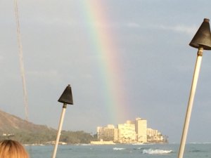 Intermission: Rainbow off of Diamond Head