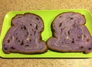 Taro and Cranberry Bread
